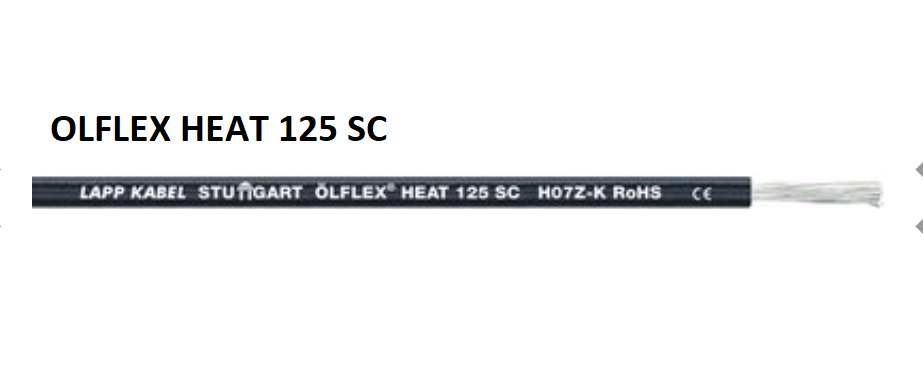 Cáp điều khiển olflex heat 125 SC 1 X 0.5MM2 Black ( PN: 1232001K )